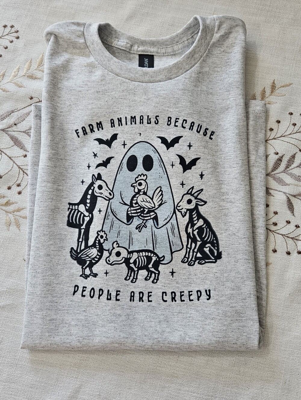 Halloween shirt Farm Animals Because People Are Creepy cute popular trend